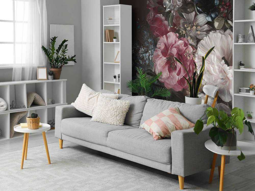 Bukiet z liliowym różem