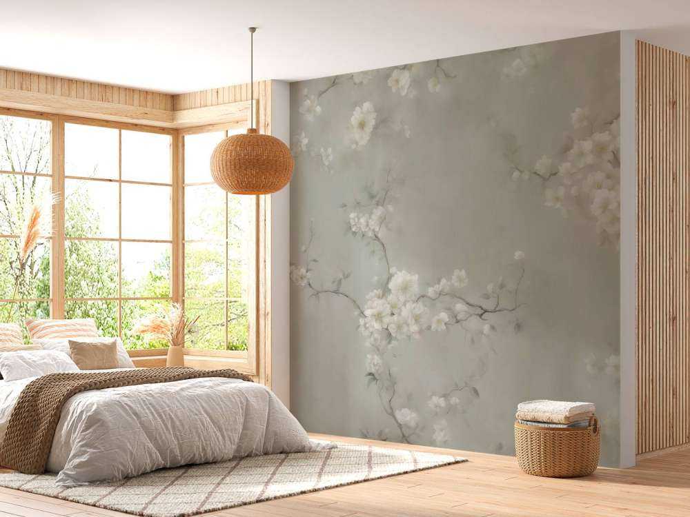 Urocze gałęzie kwiatów zielonych