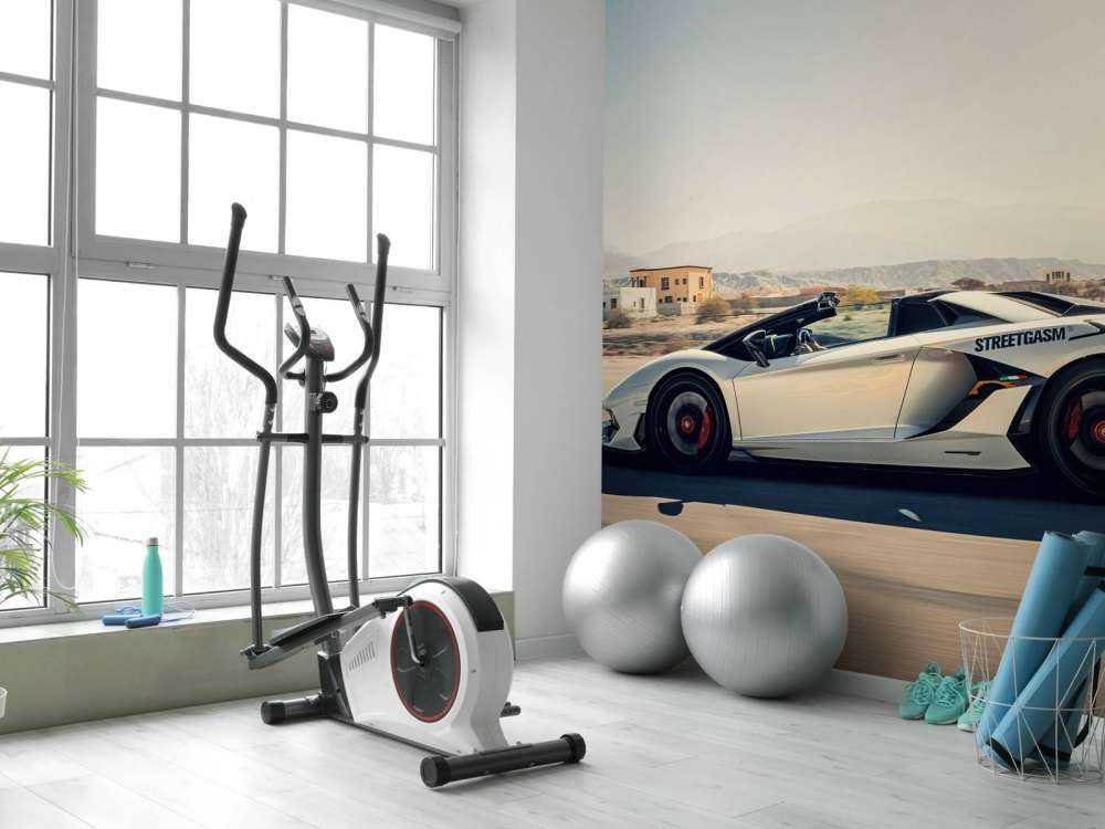 Lamborghini Aventador Roadster na pustyni