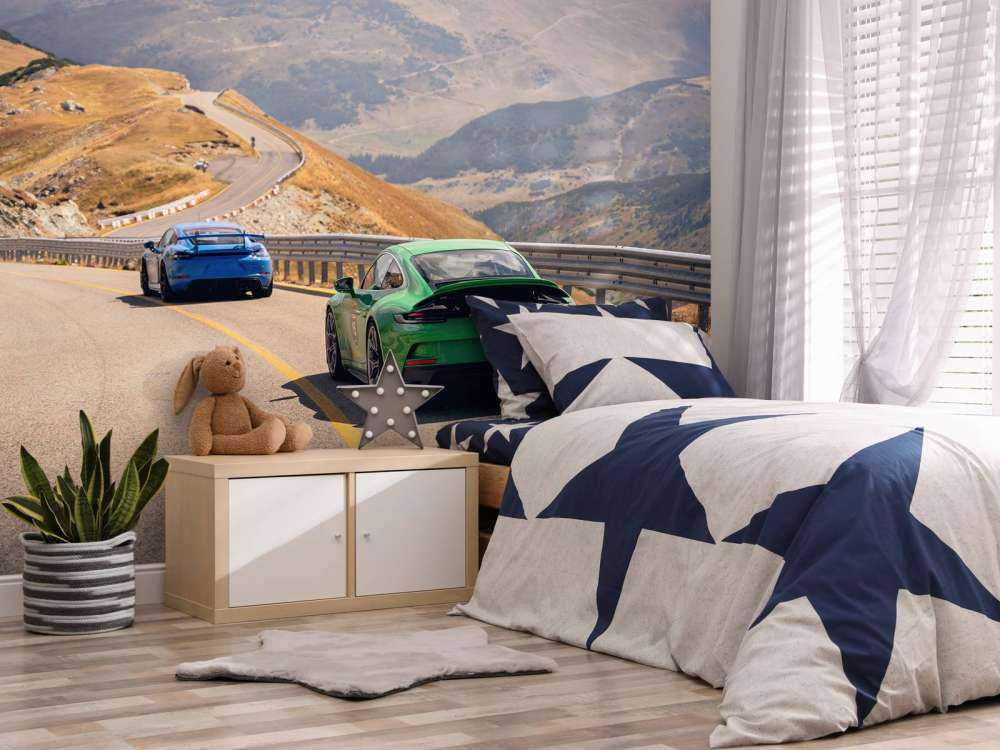 Skręcająca trasa przez góry