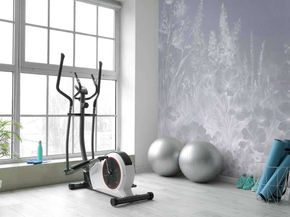 Delikatny angielski ogród - fioletowy