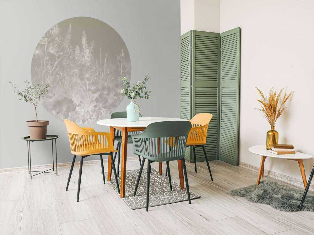 Delikatny angielski ogród - oliwka