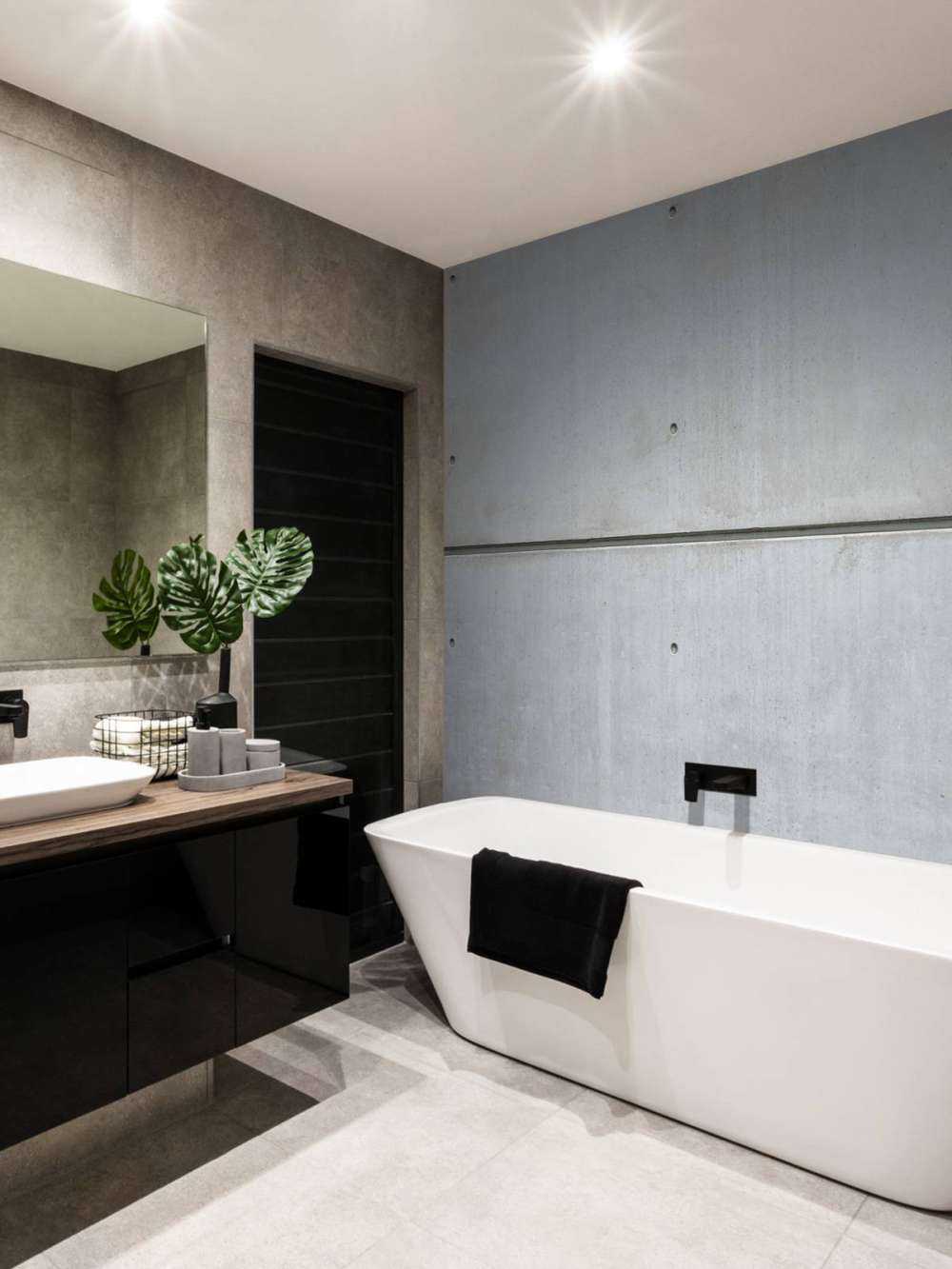 Pozioma ściana z betonu