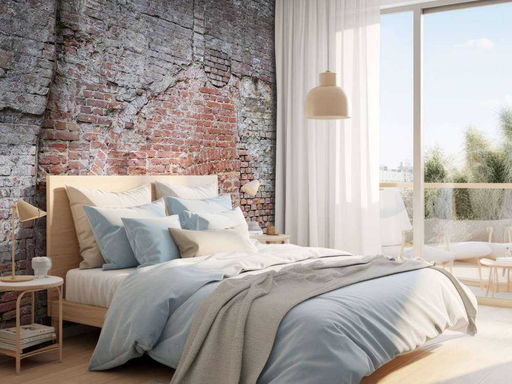 Stary odrestaurowany mur miejski