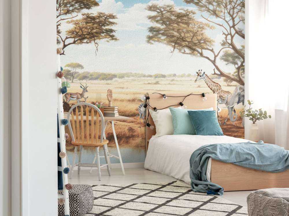 Kolor krajobrazu safari