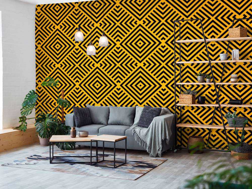 Czarny i złoty Art Deco