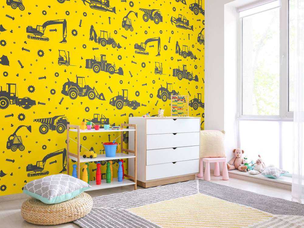 Ruch budowlany żółty