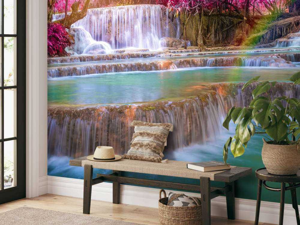 Wodospady w dżungli