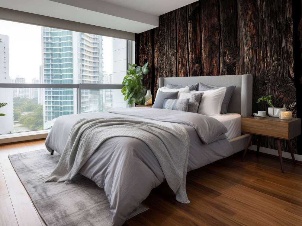 Ciemne, stare drewno