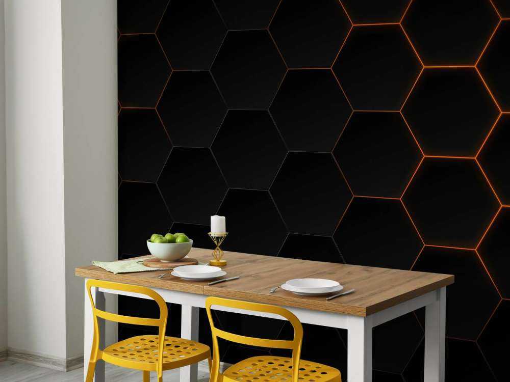 Abstrakcyjne sześciokąty