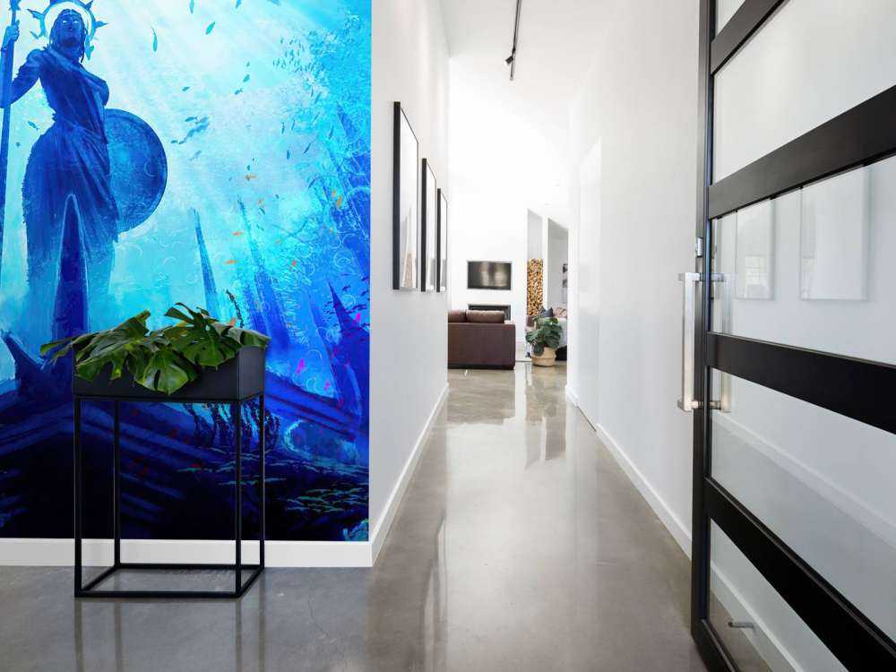 Grecka bogini w podwodnym świecie