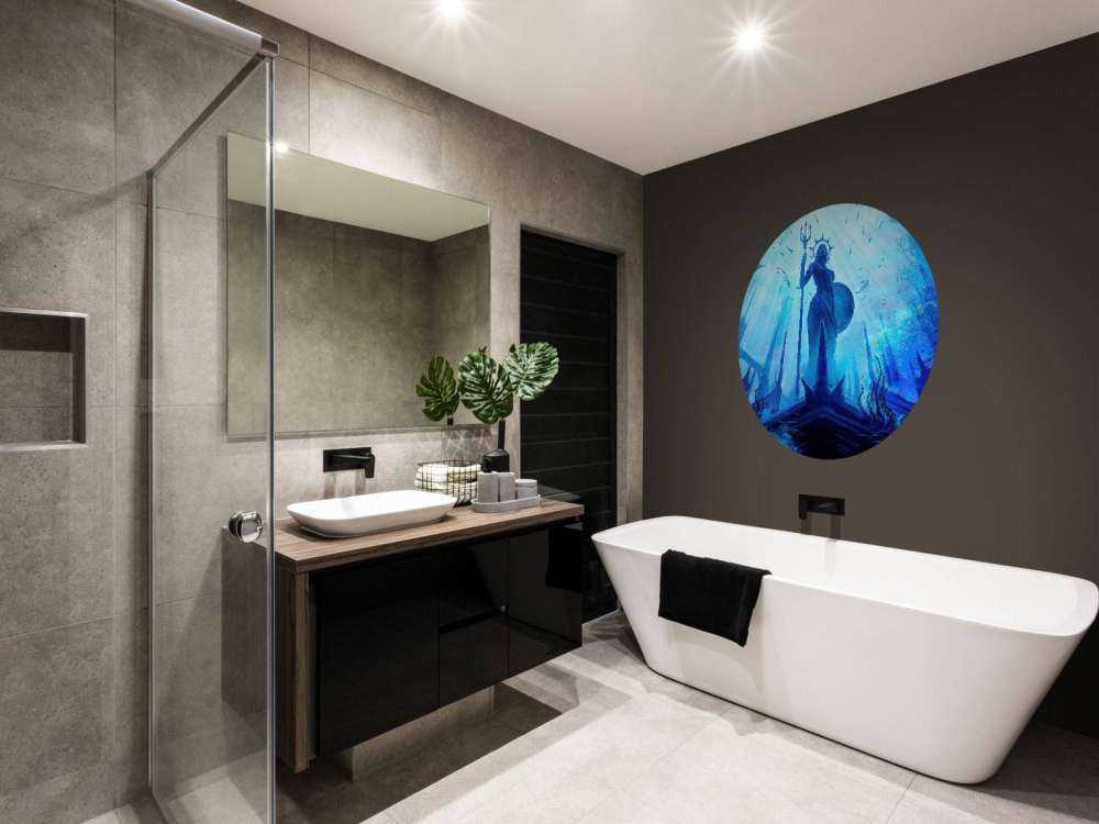 Grecka bogini w podwodnym świecie