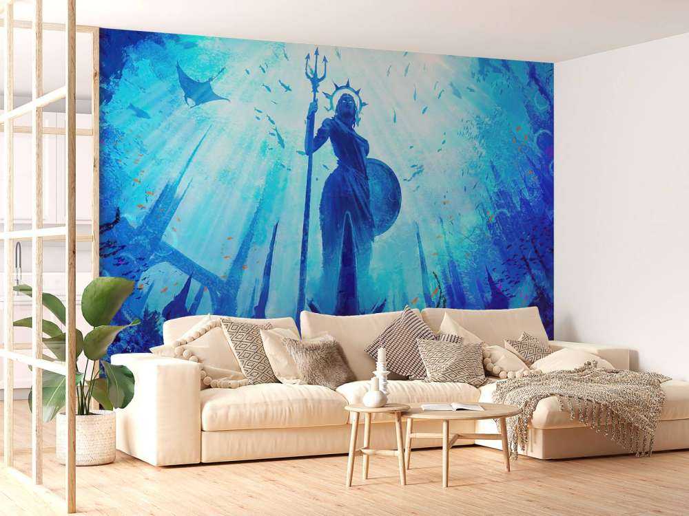 Grecka bogini w podwodnym świecie