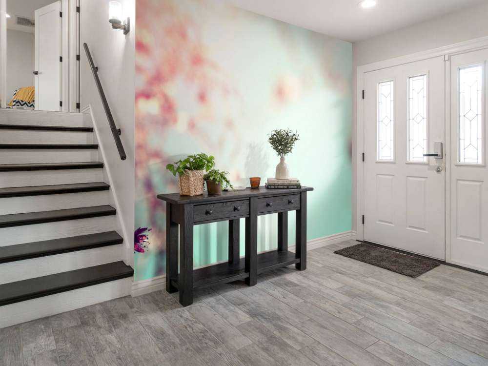 Różowa gałąź kwiatowa