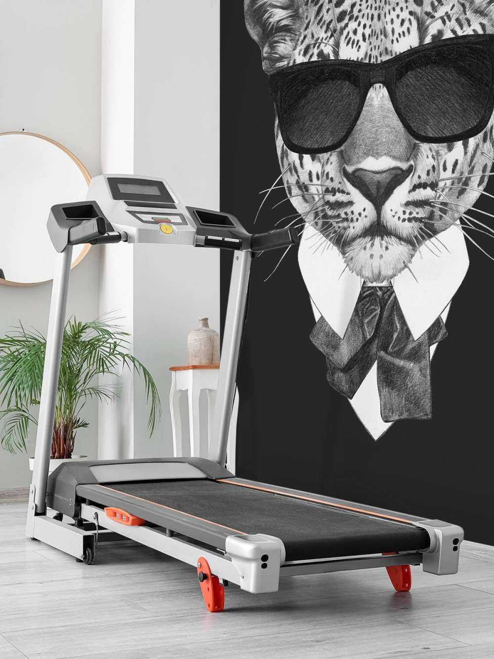 Lampart w garniturze