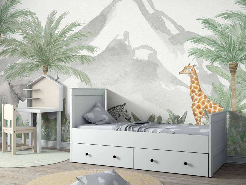 Różne zwierzęta w dżungli