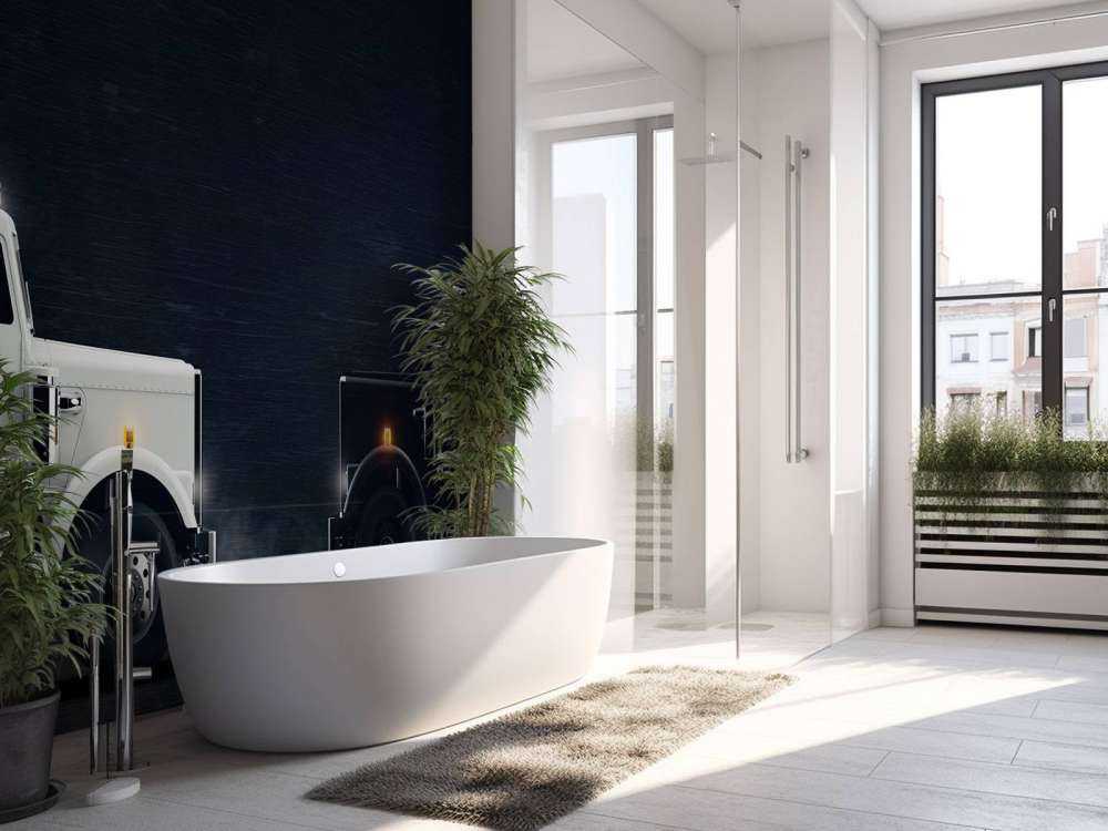 Czarno-biała ciężarówka