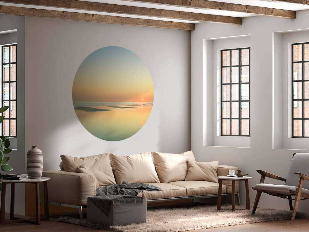 Zachód słońca na plaży