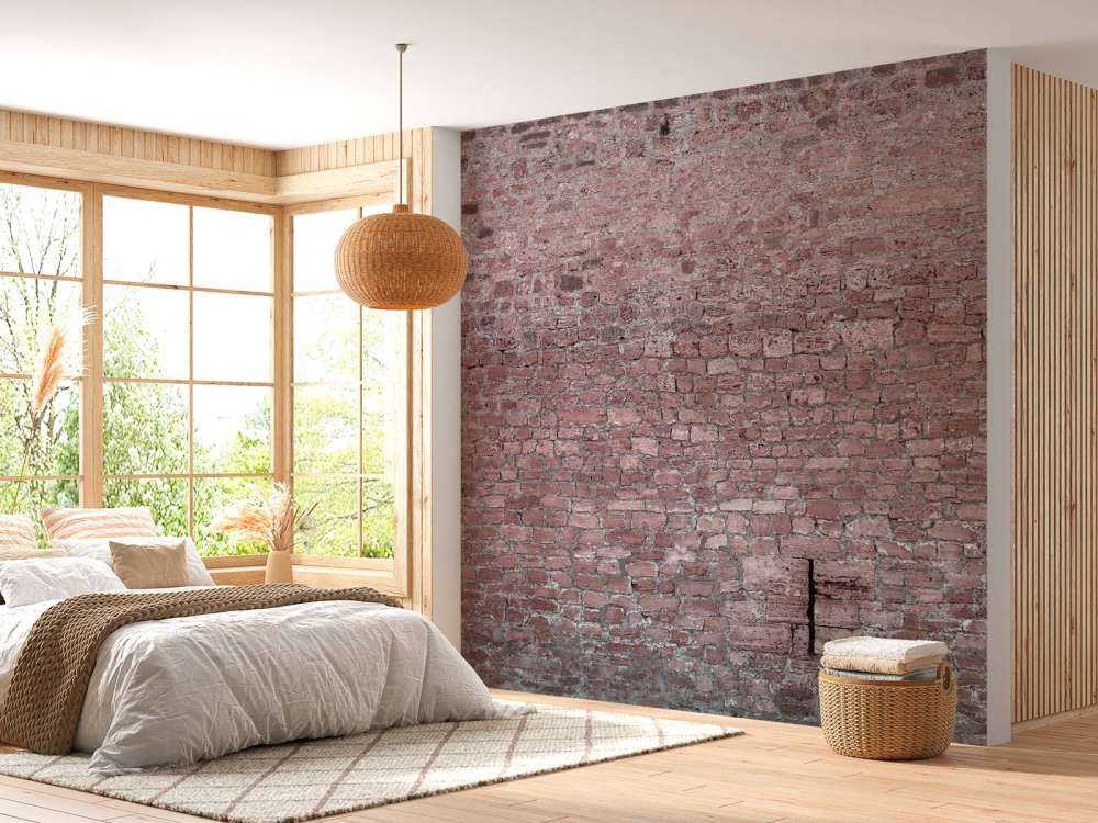 Ściana ze starych kamieni