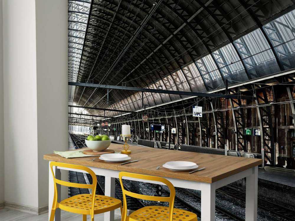 Wczesnym rankiem na stacji