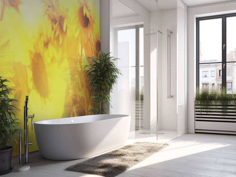 Słonecznikowa panorama