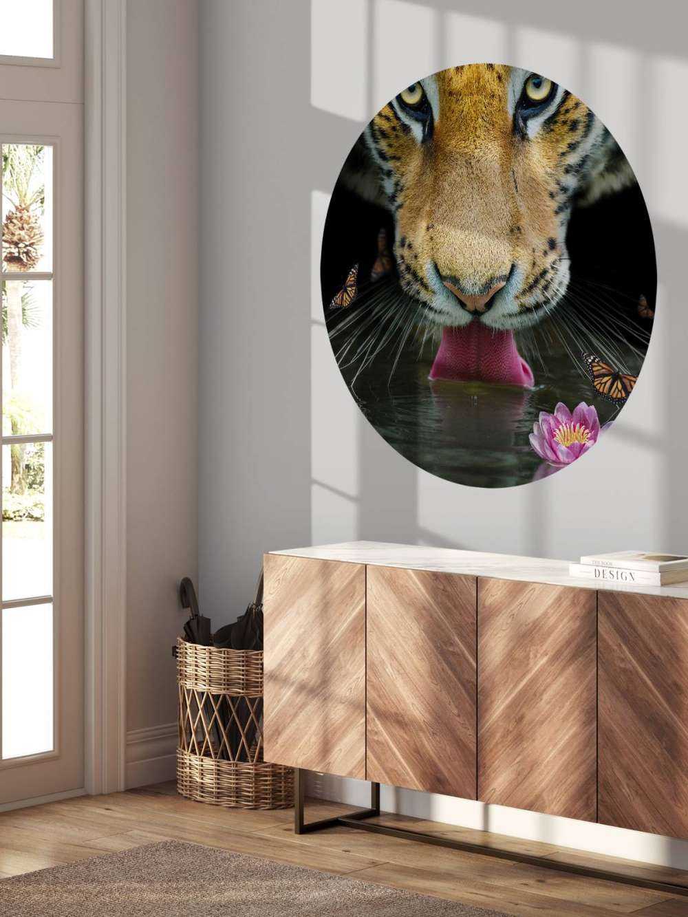 Portret tygrysa z dżungli