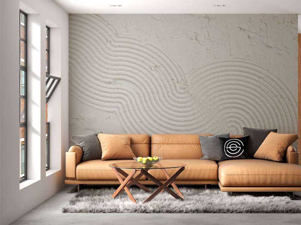 Organiczne linie i struktury w kolorze białym