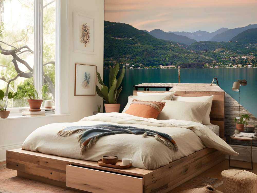 Molo nad jeziorem Garda