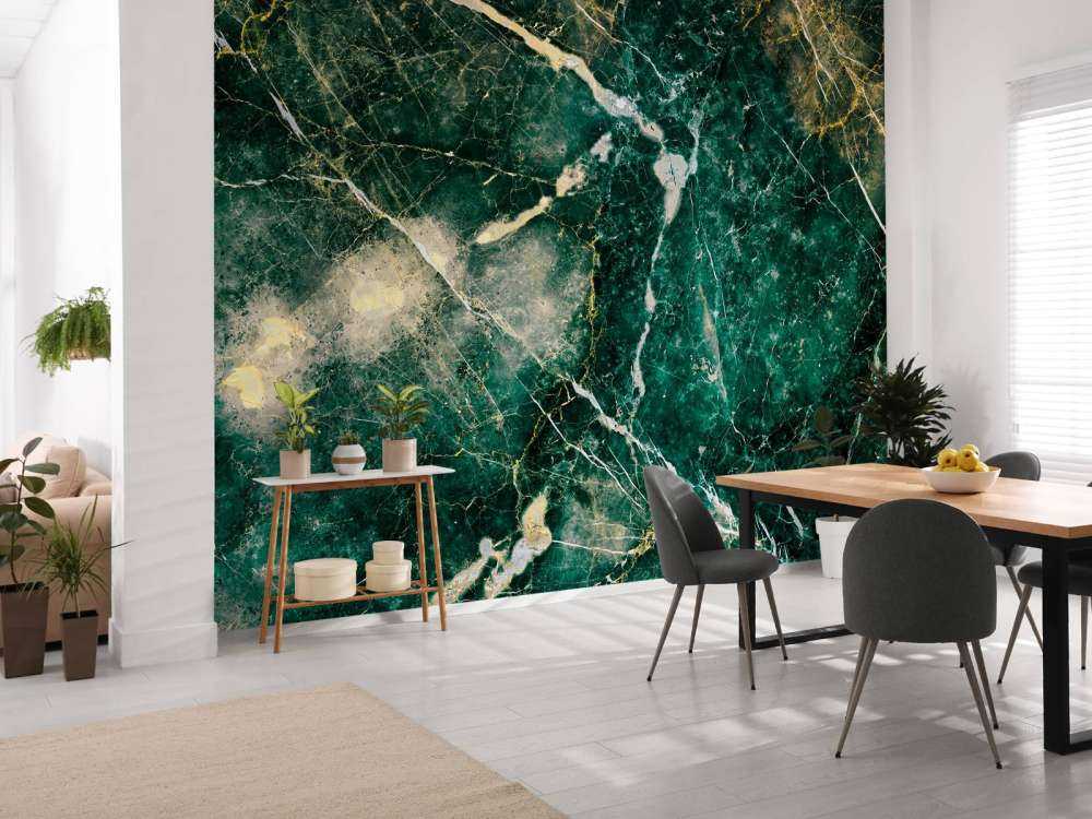 Zieleń o fakturze marmuru