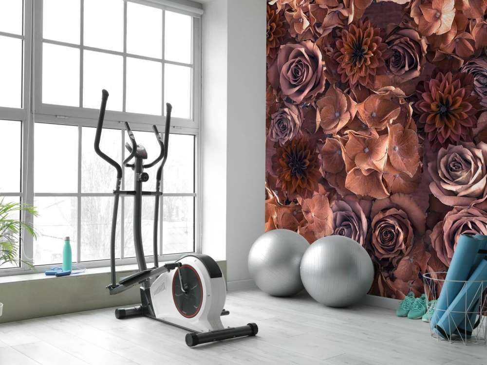 Hortensje, róże i dalie