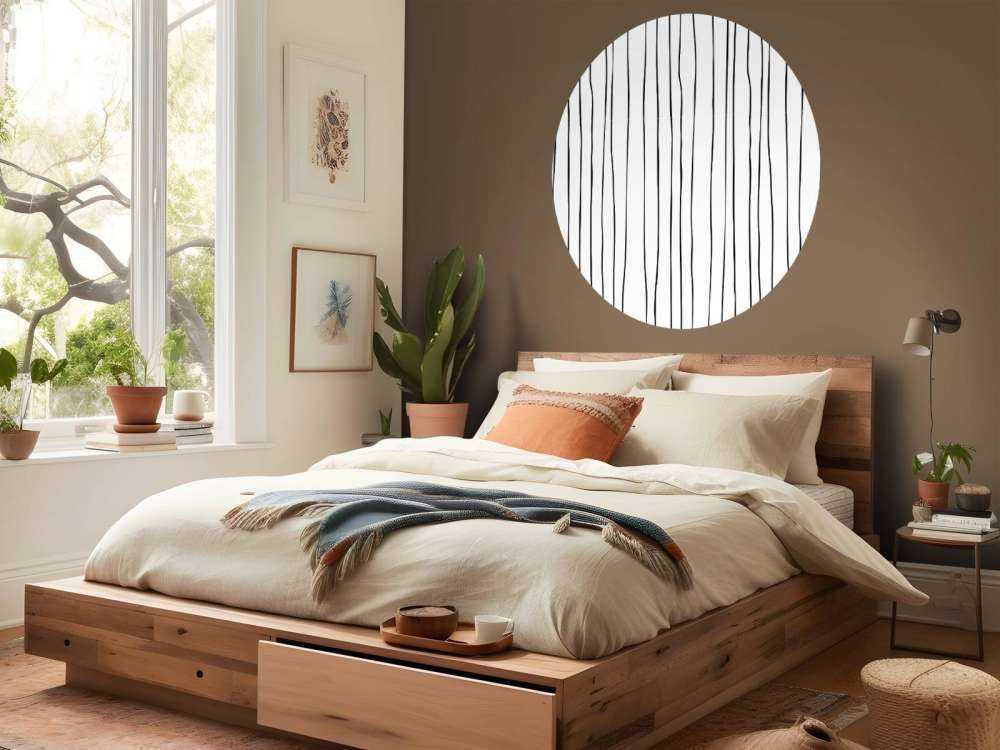 Linie abstrakcyjne w kolorach czarnym i białym