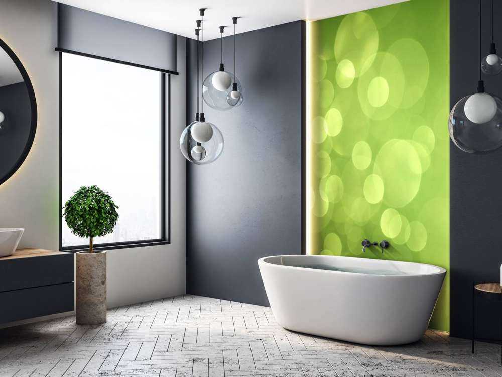 Zielone kręgi abstrakcyjne