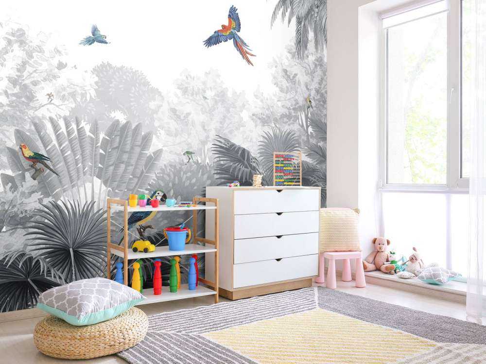 Canopy Jungle - Black and White