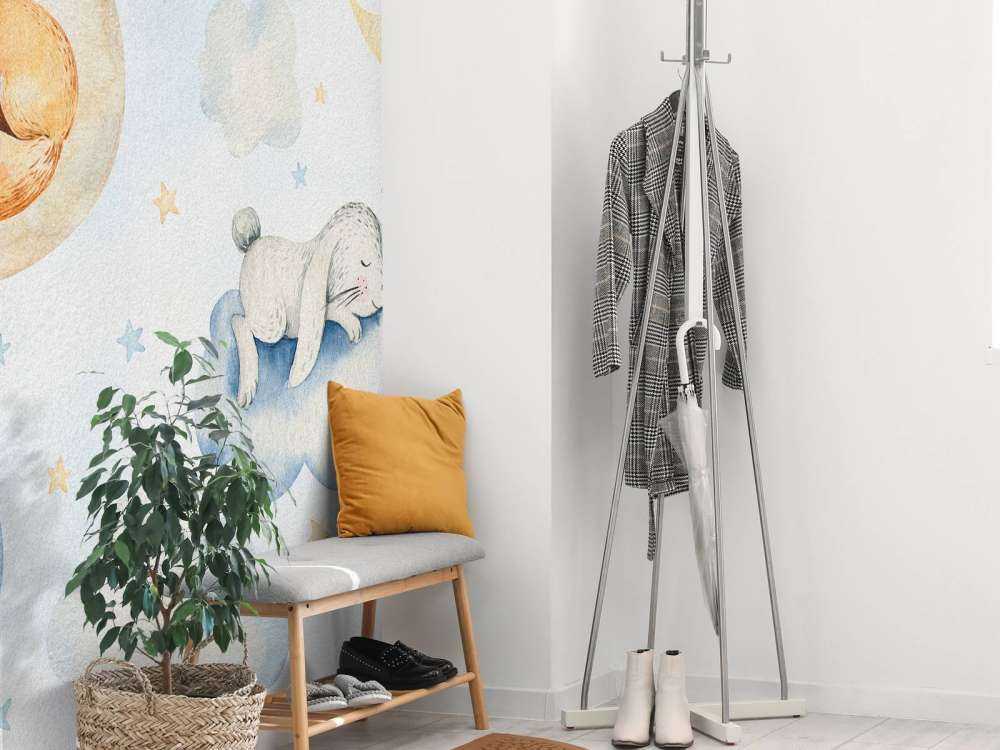 Śpiący przyjaciele w chmurach