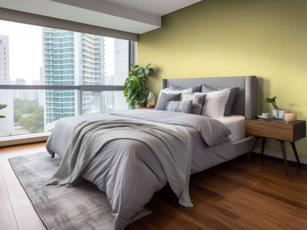 Beton lniany żółty