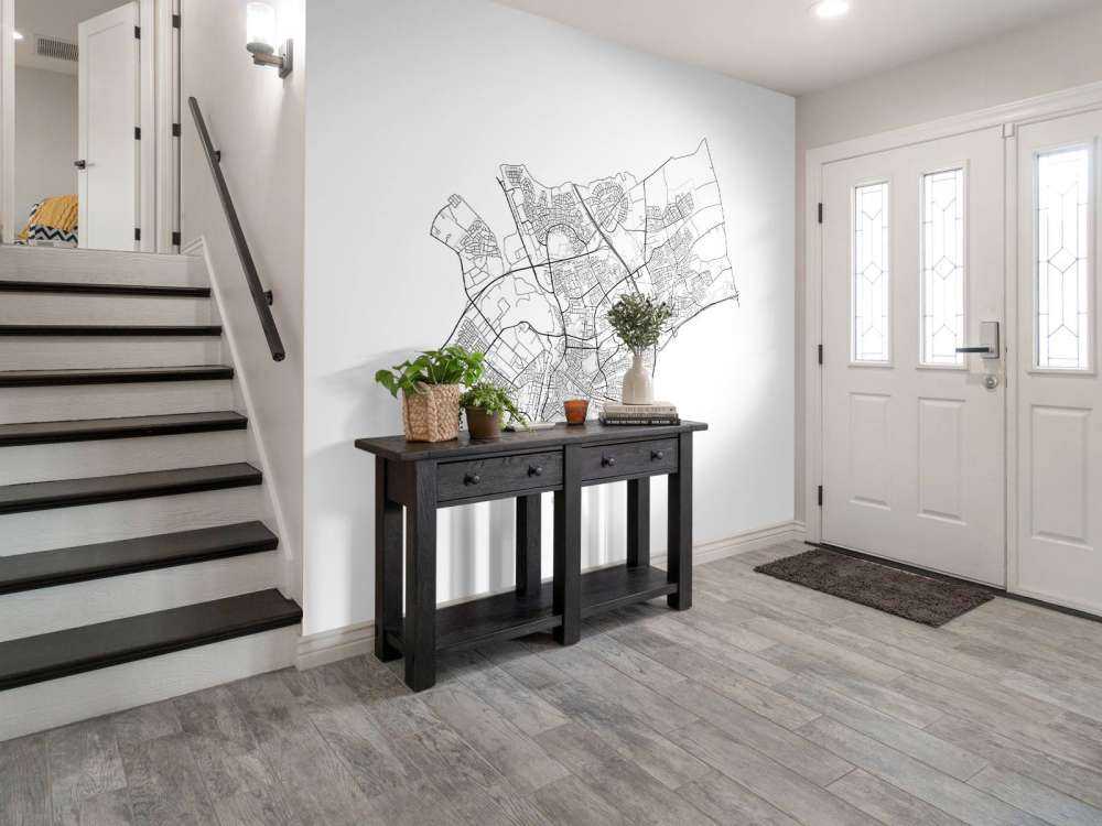 Mapa Den Bosch, biała