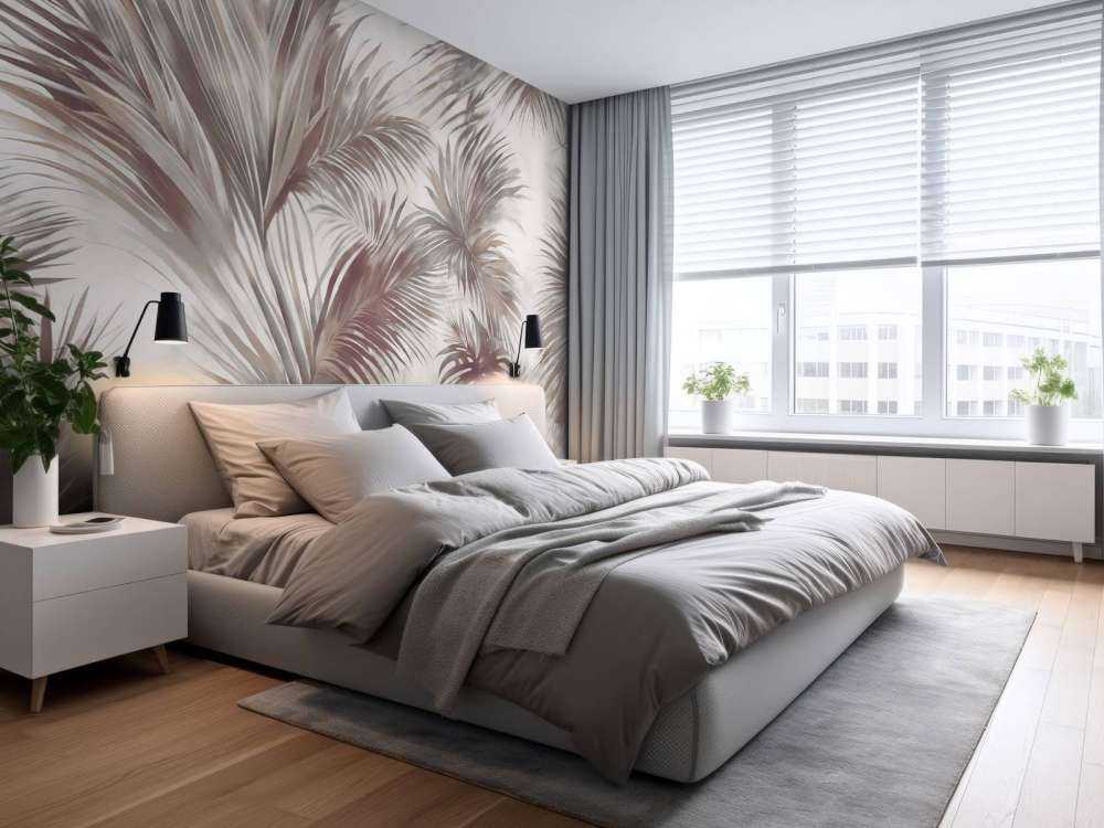 Palm Extravaganza Brązowy