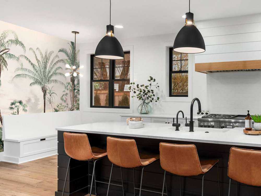 Romantyczne Tropiki Ciemna Zieleń