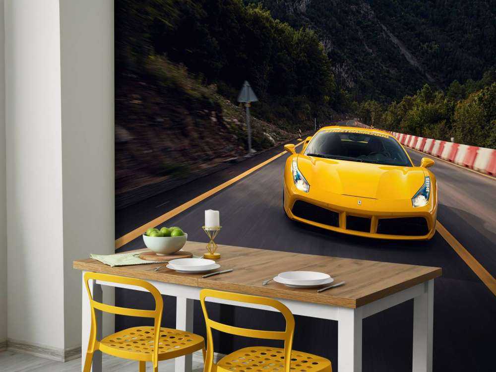 Szybkość przez zielone górskie przełęcze