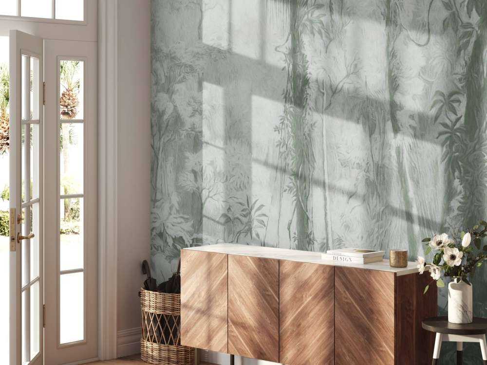 Las tropikalny - zielony