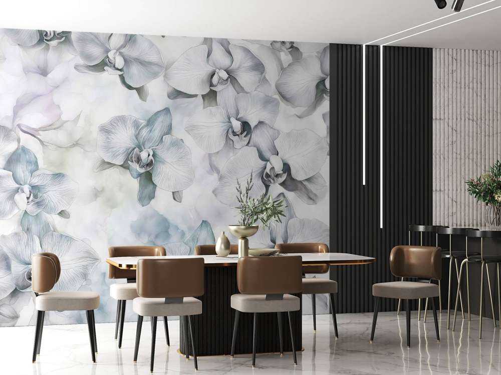 Melodie orchidei akwarelowych