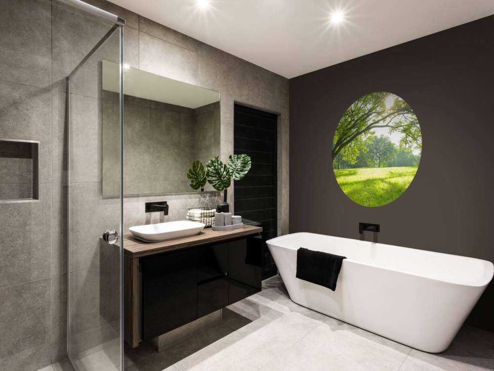 Piękne drzewo z zieloną trawą