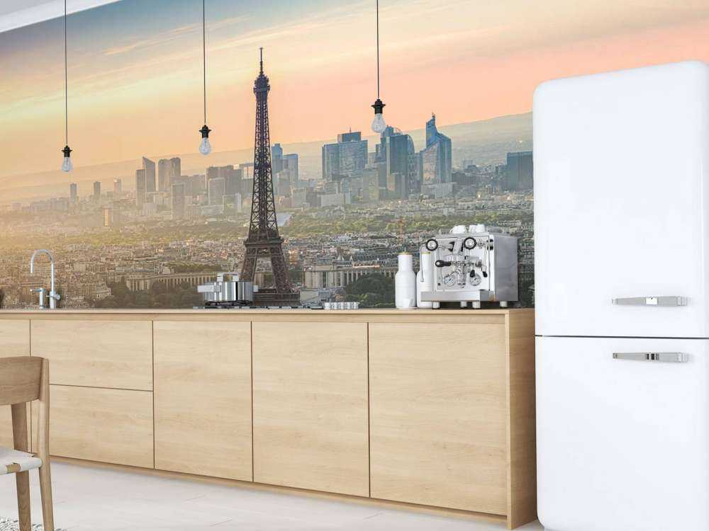 Zachód słońca nad Paryżem