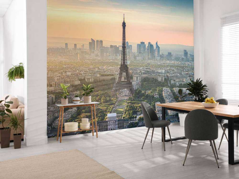 Zachód słońca nad Paryżem