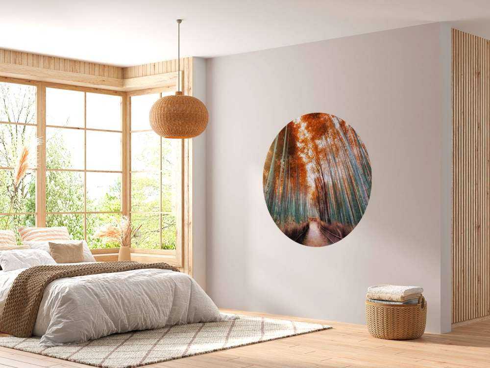 Jesienny las bambusowy