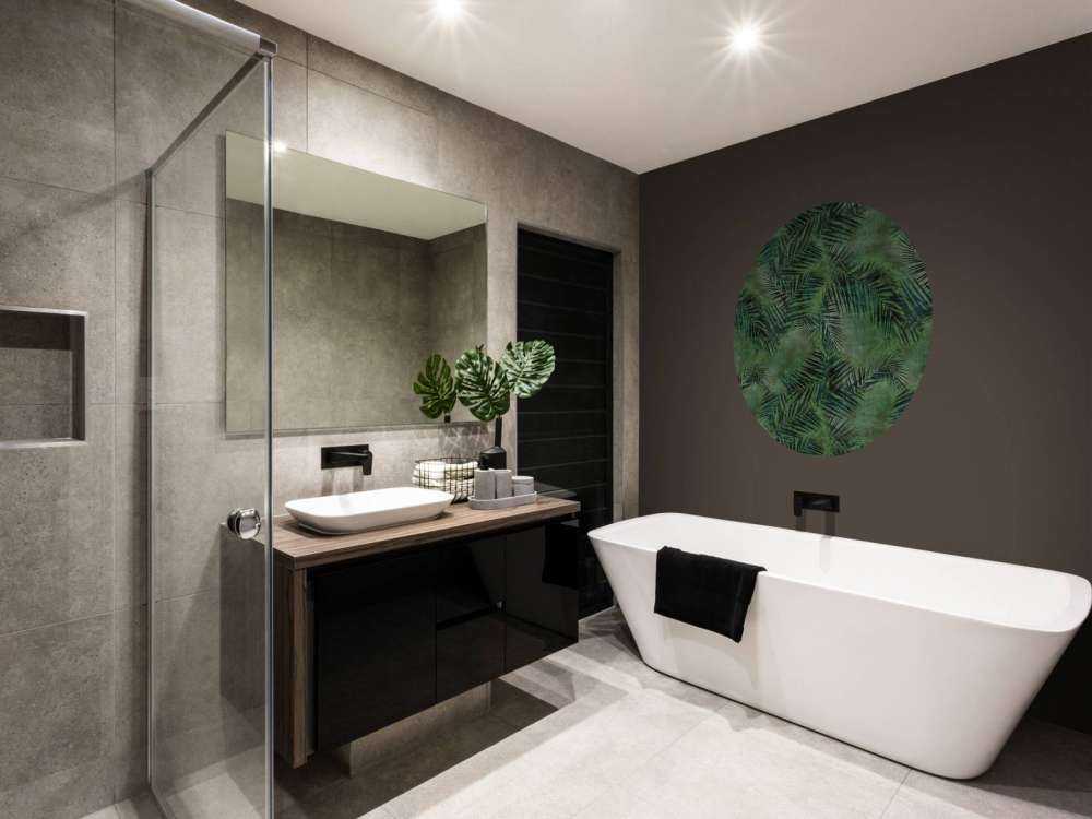 Zielone liście tropikalne