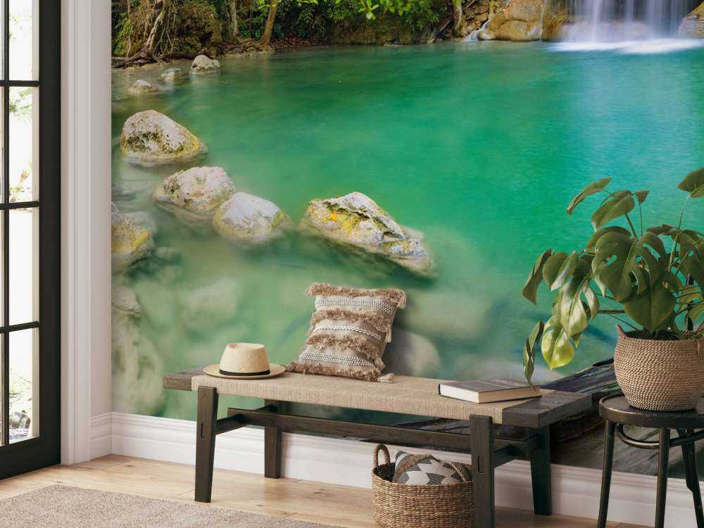 Piękny wodospad w Tajlandii