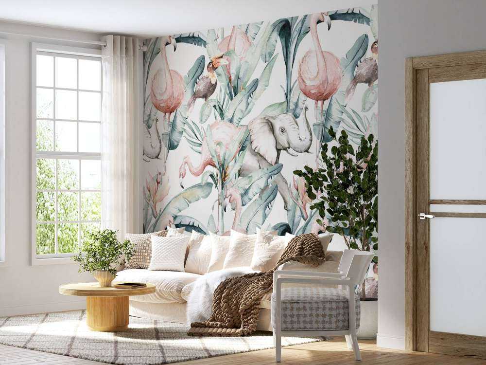 Zwierzęta między liśćmi