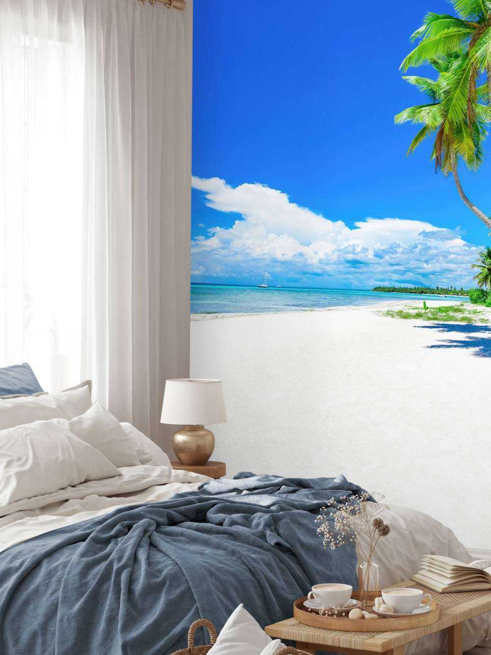 Niebiańska tropikalna plaża