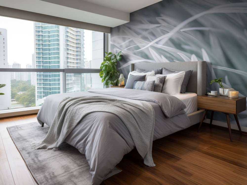 Zbliżenie na źdźbła trawy